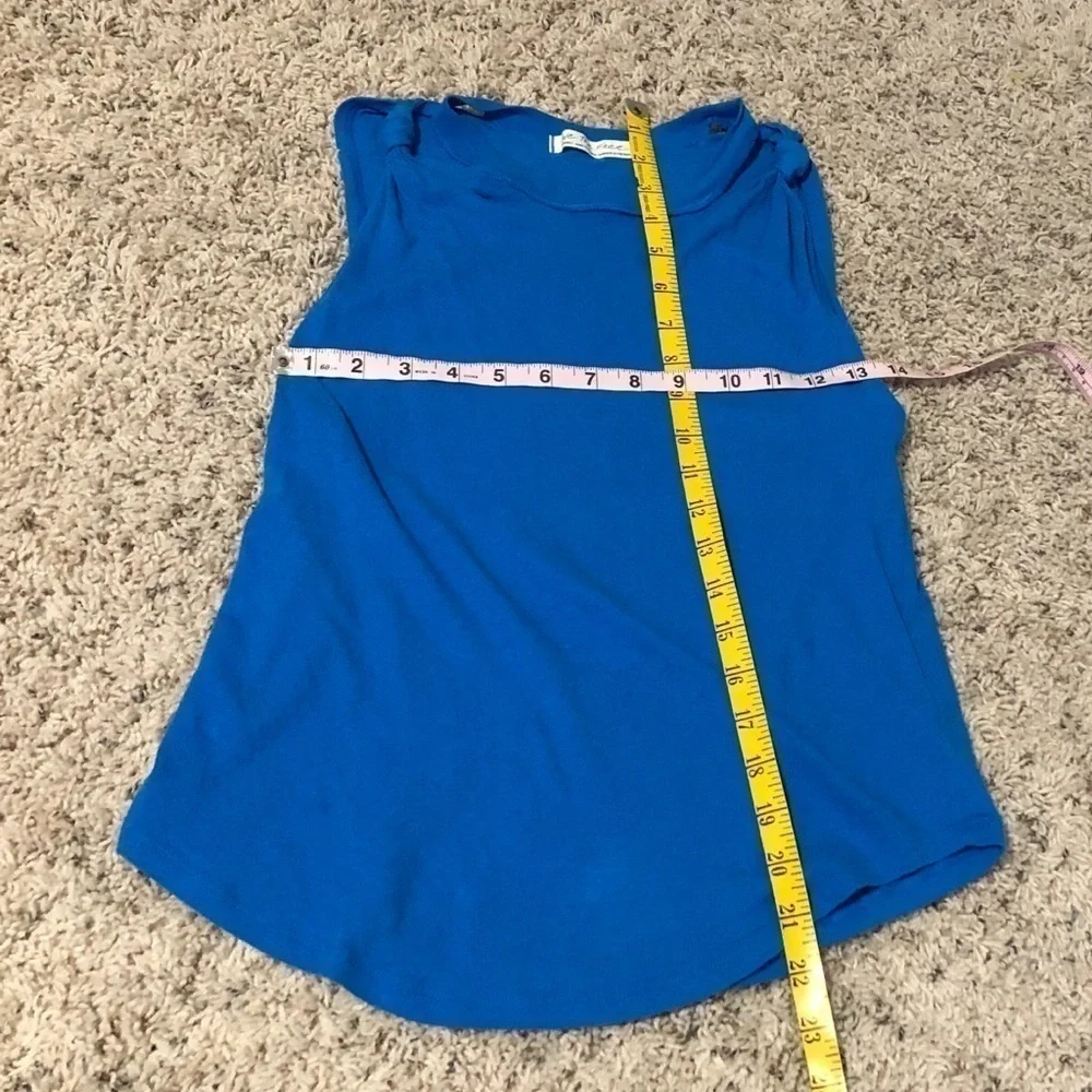 We The Free People blue pullover tank top small